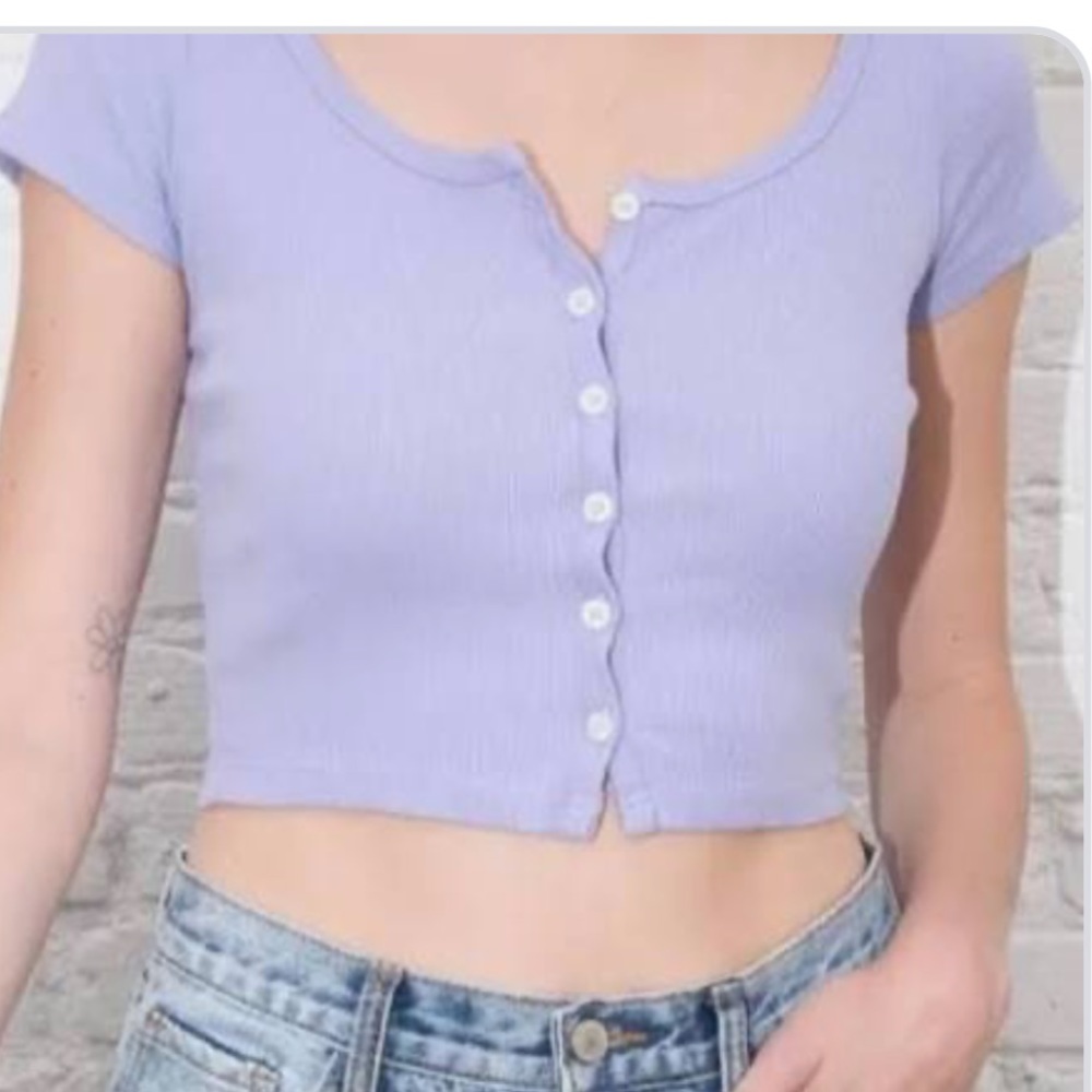 Brandy Melville purple button up